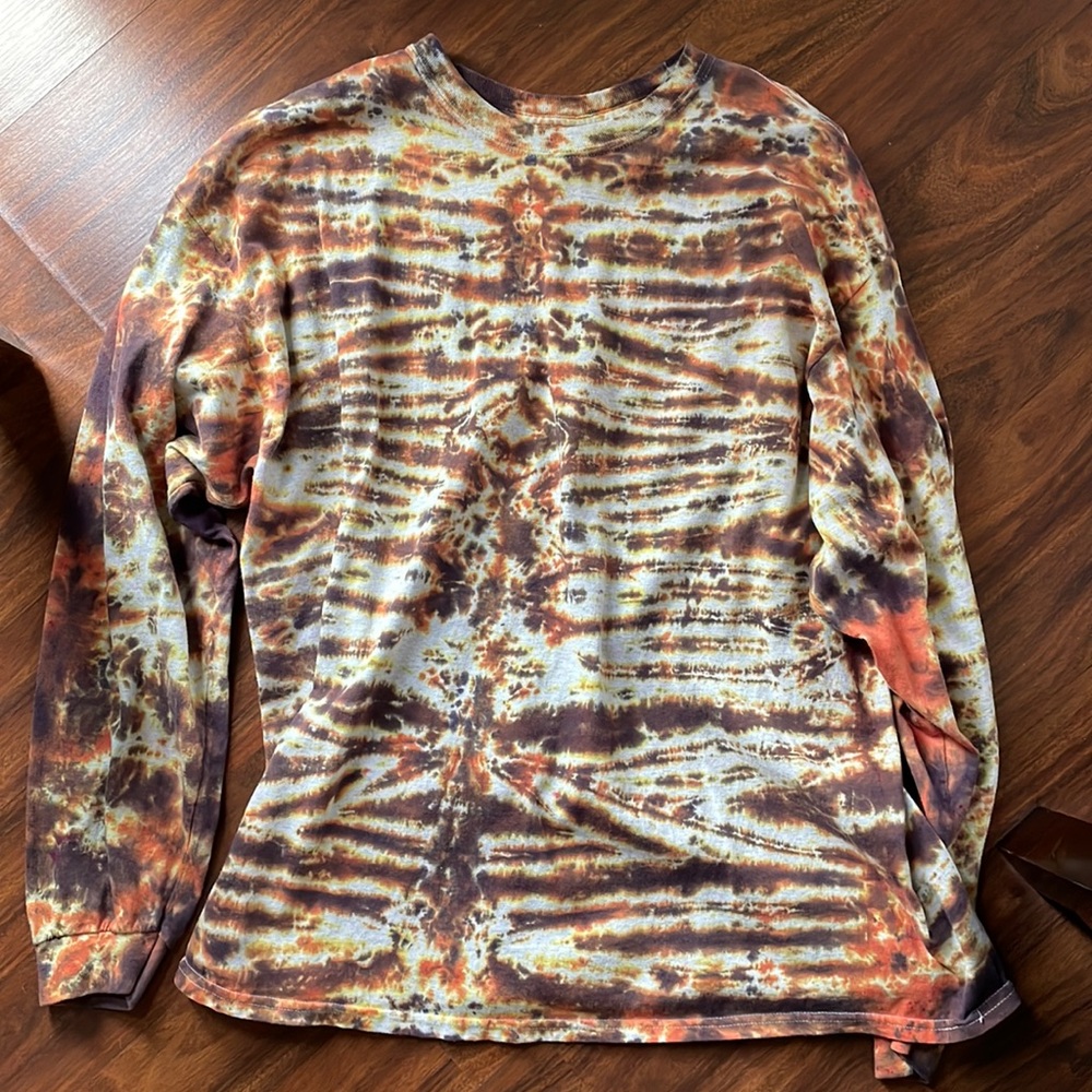 Long Sleeve Tie Dye Shirt